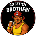 Go Get Em Brother Sticker