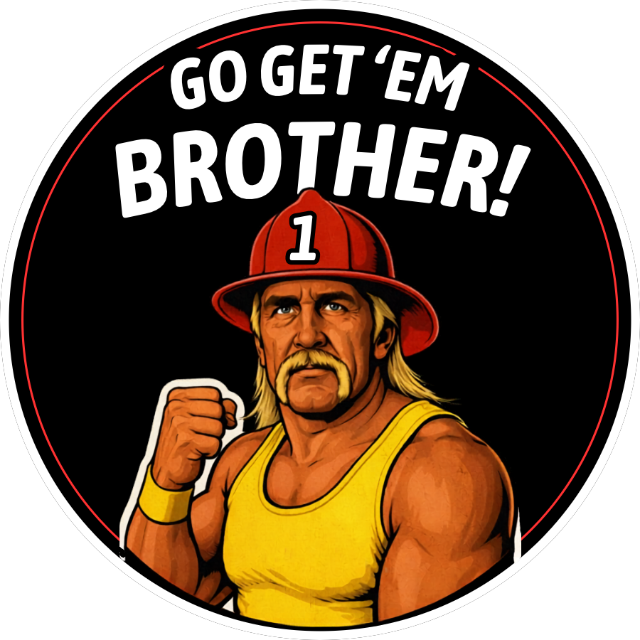 Go Get Em Brother Sticker