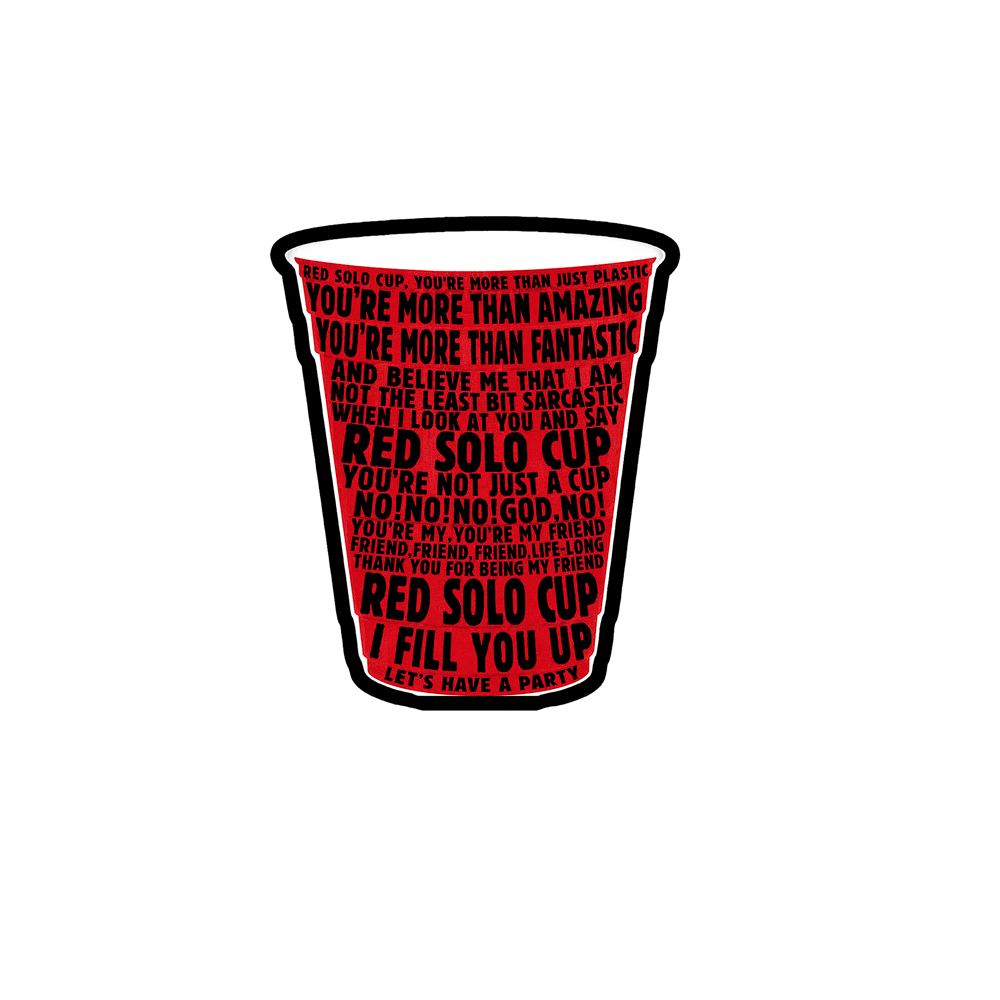 Red Solo Cup Sticker