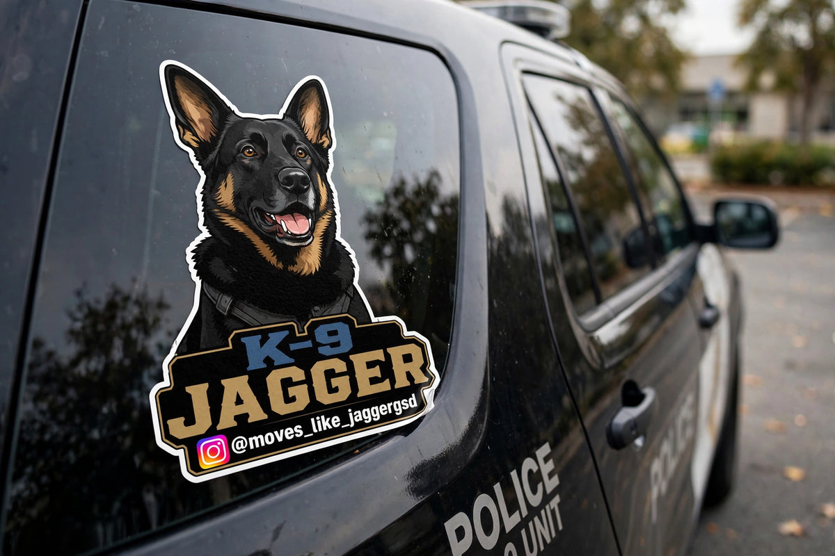 K-9 Jagger Sticker