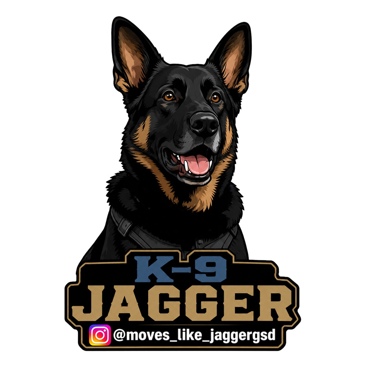 K-9 Jagger Sticker