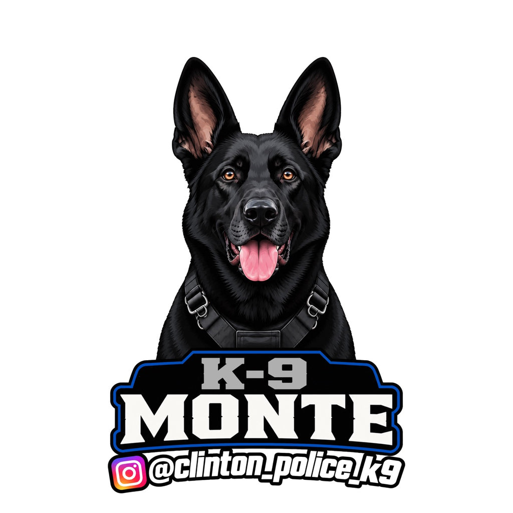 K-9 Monte Sticker