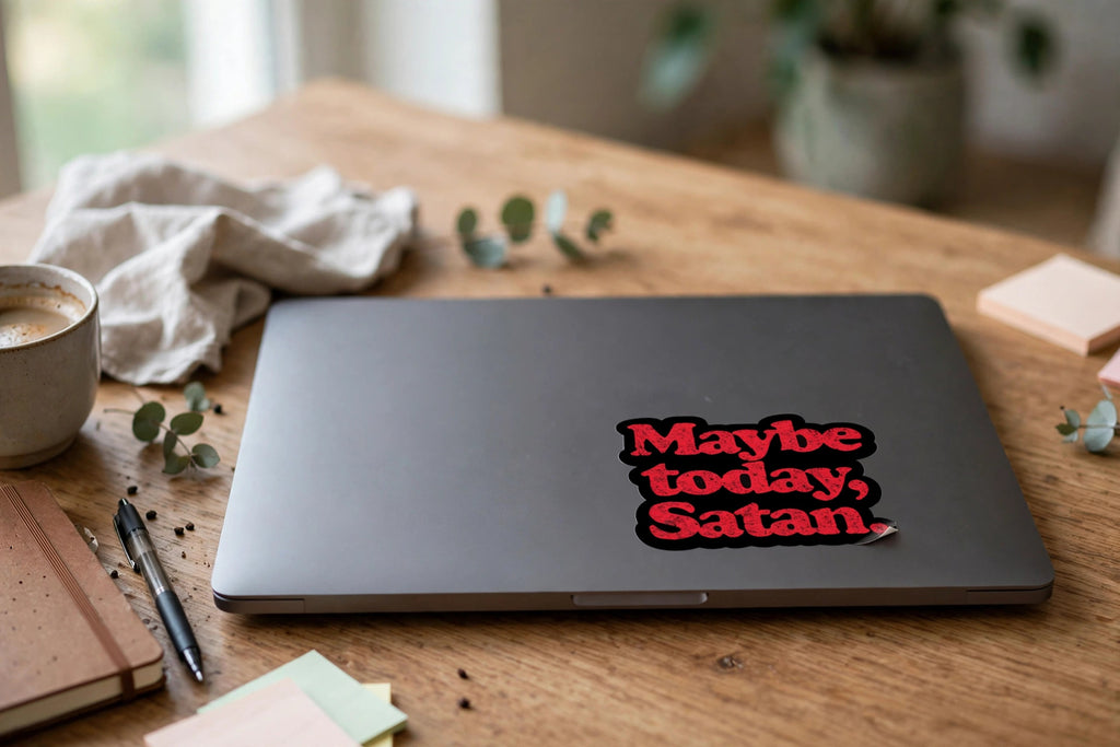 Maybe Today, Satan Sticker