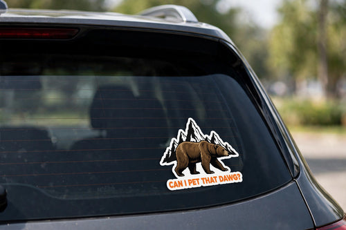 Can I Pet That Dawg? Sticker