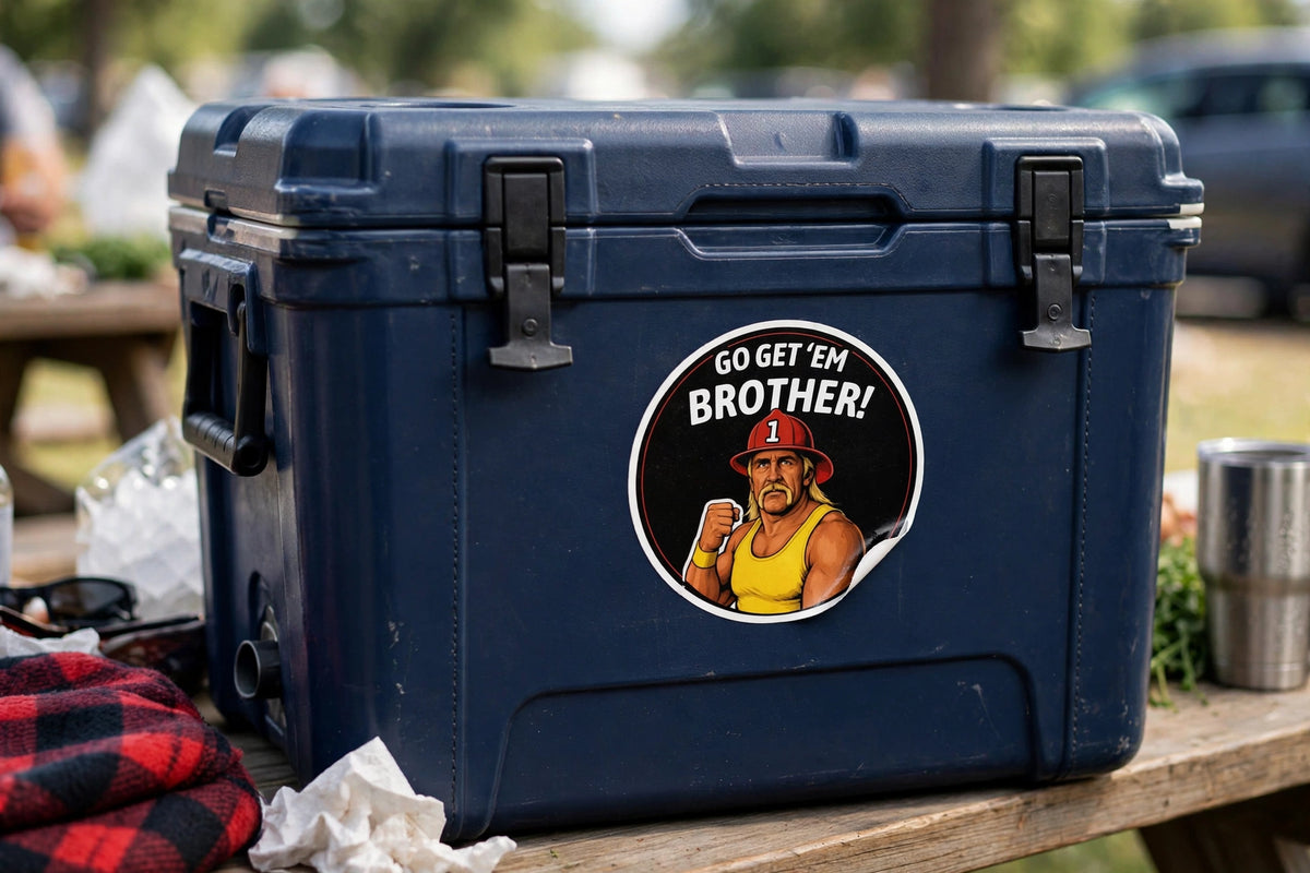 Go Get 'Em Brother Sticker