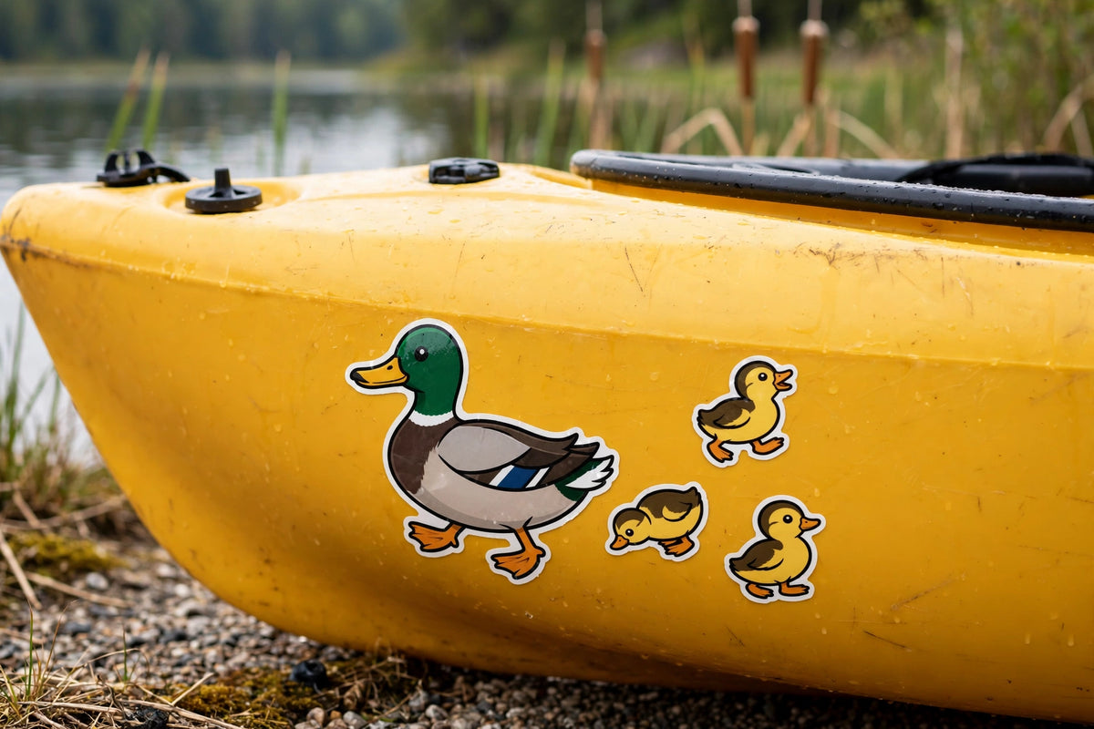 My Ducks Don't Even Know What a Row Is Sticker