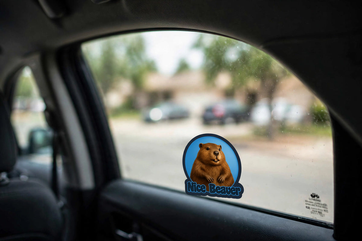 Nice Beaver Sticker