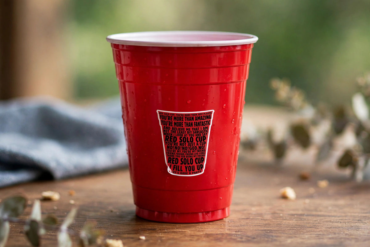 Red Solo Cup Sticker