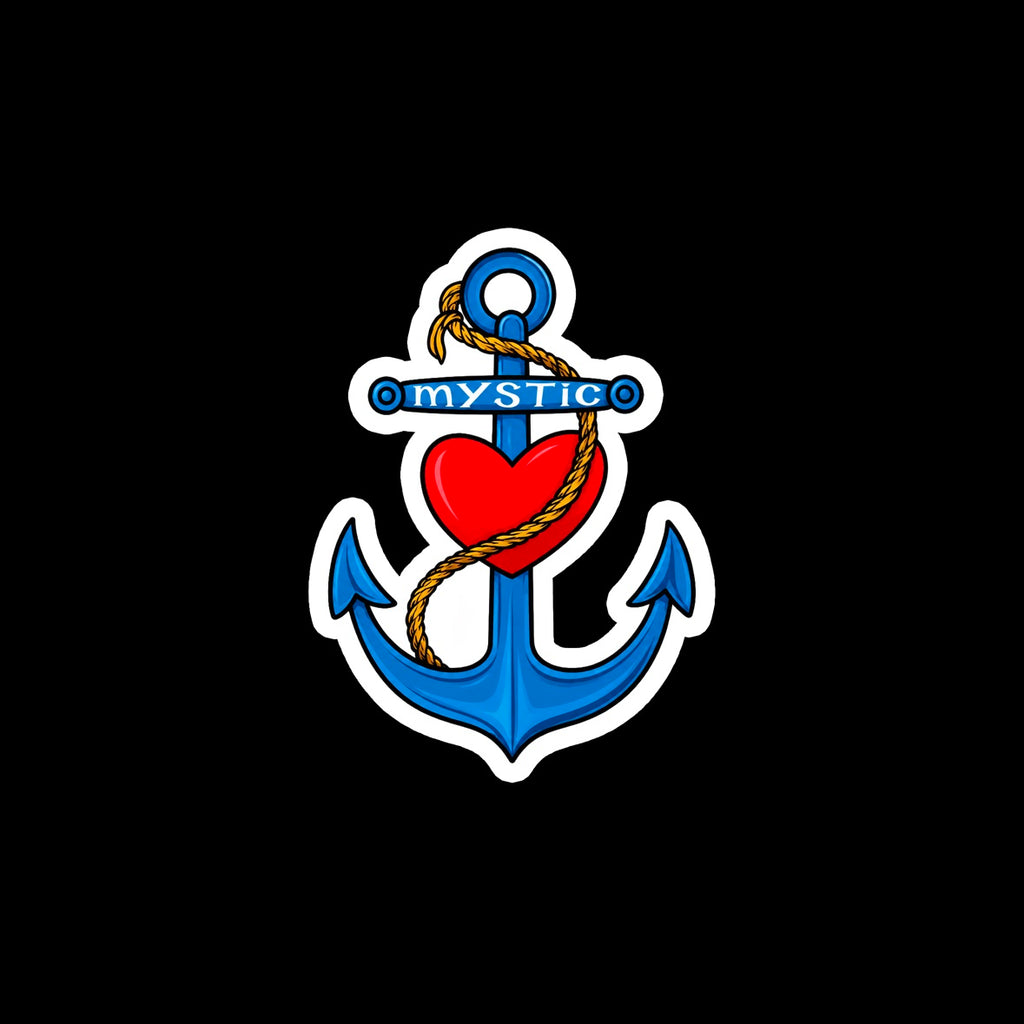 Mystic Anchor Heart Sticker