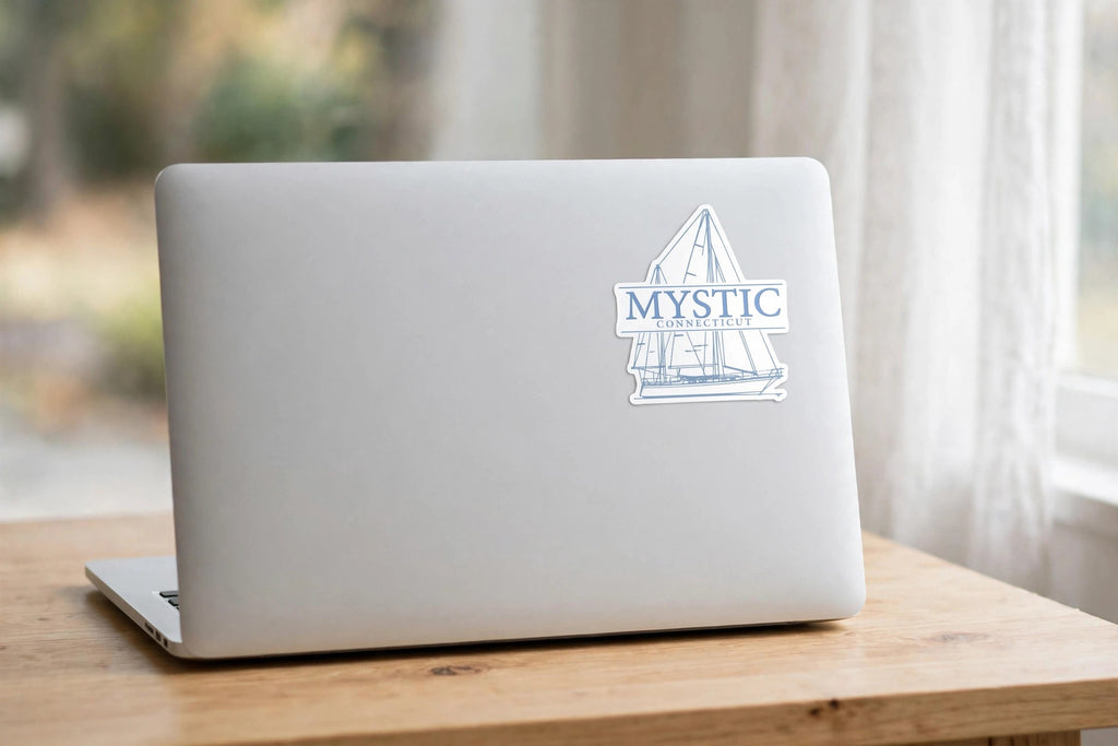 Mystic Sailboat Sticker