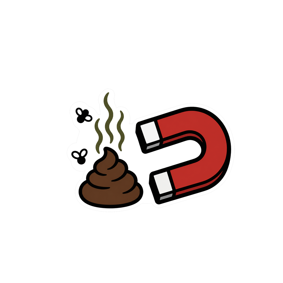 Sh*t Magnet Sticker