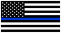 Thin Blue Line Flag Sticker